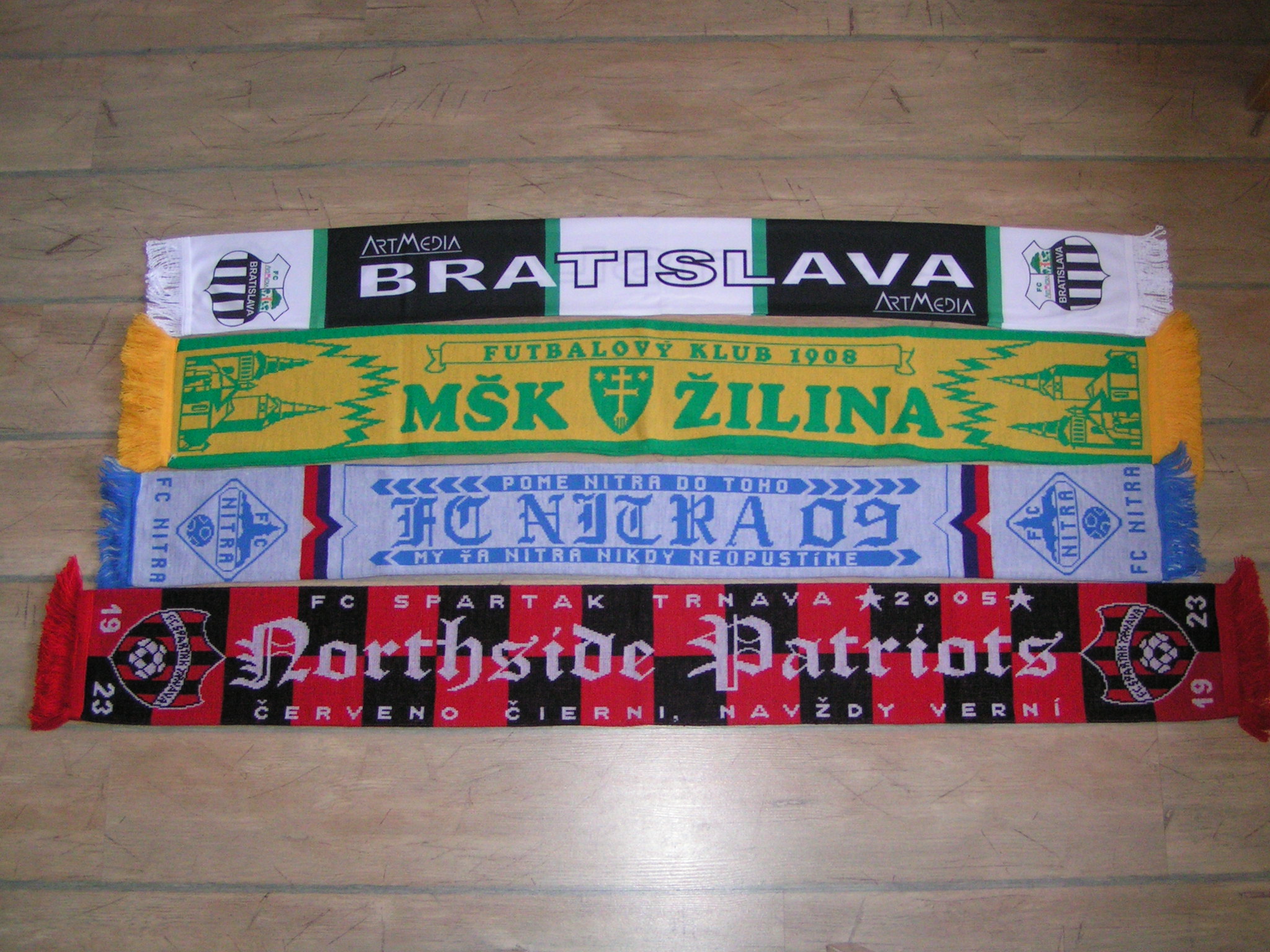 Artmedia Bratislava, MSK Žilina, FC Nitra, Trnava fans