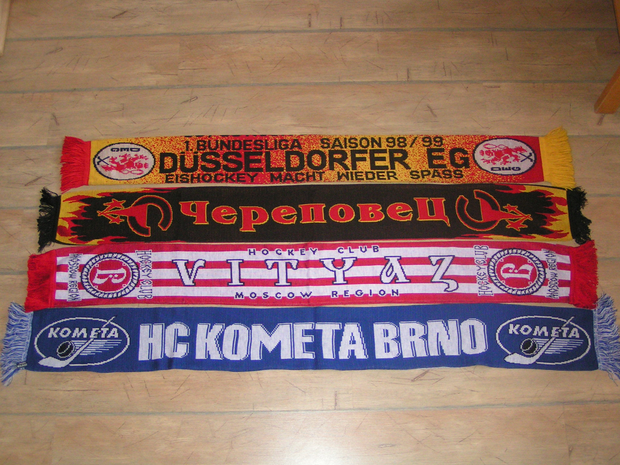 EG Dusseldorf, Sev. Cherepovets, Vityaz Podolsk, Kometa Brno